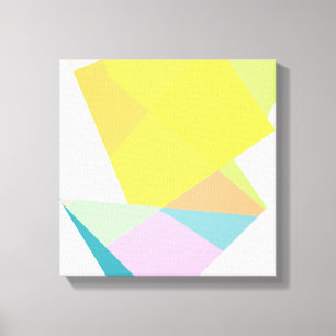 modern geometrisk abstrakt, färgkonst canvastryck