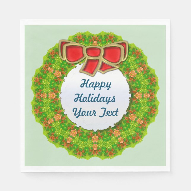 Modern geometrisk Abstrakt för helgdag Pappersservett (Framsidan)