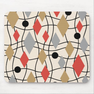 Modern geometrisk Abstrakt i mitten Musmatta