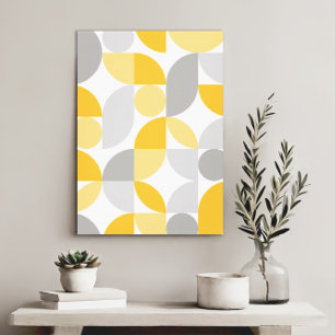 Modern Geometrisk Abstrakt - minimalistisk Elegant Canvastryck