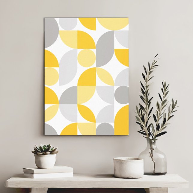 Modern Geometrisk Abstrakt - minimalistisk Elegant Canvastryck (Skapare uppladdad)