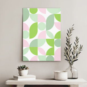 Modern Geometrisk Abstrakt - minimalistisk Elegant Canvastryck
