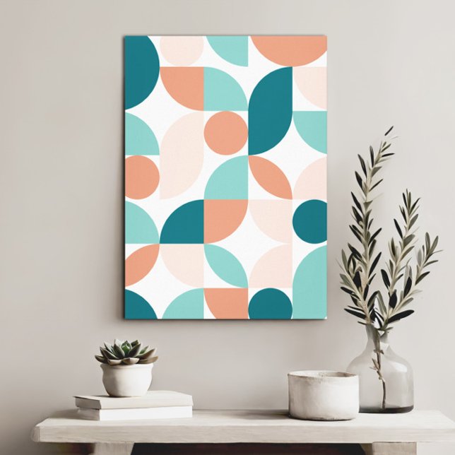 Modern Geometrisk Abstrakt - minimalistisk Elegant Canvastryck (Skapare uppladdad)