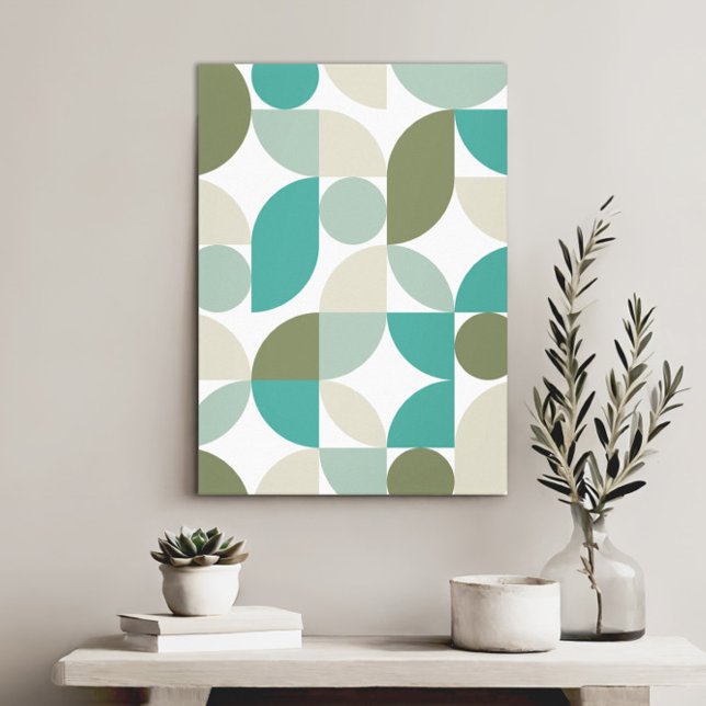 Modern Geometrisk Abstrakt - minimalistisk Elegant Canvastryck (Skapare uppladdad)