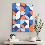Modern Geometrisk Abstrakt - minimalistisk Elegant Canvastryck<br><div class="desc">Släpp loss Mid Century Modern från tidslös tid med den här bauhaus-inspirerade abstrakta designen. Dold geometrisk form dansar harmoniskt och skapar en visuell symfoni som överskrider tidsåldern. Öka ditt utrymme med en liten nyans!</div>