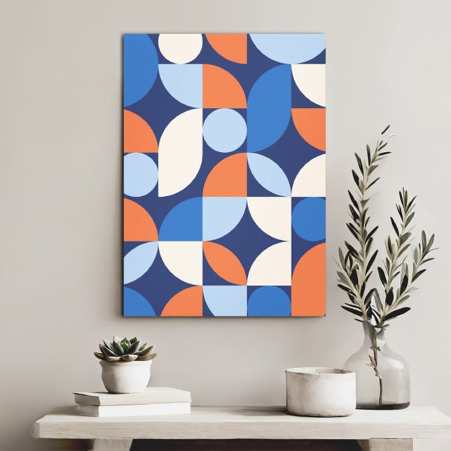 Modern Geometrisk Abstrakt - minimalistisk Elegant Canvastryck (Skapare uppladdad)