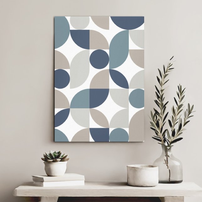 Modern Geometrisk Abstrakt - minimalistisk Elegant Canvastryck (Skapare uppladdad)