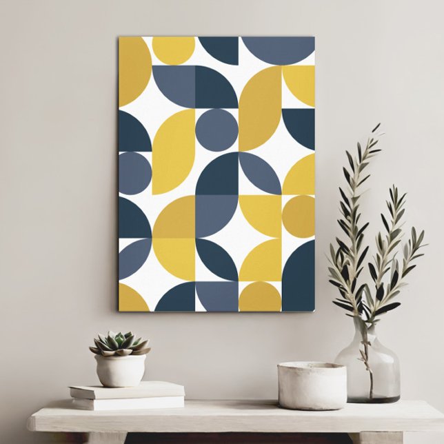 Modern Geometrisk Abstrakt - minimalistisk Elegant Canvastryck (Skapare uppladdad)