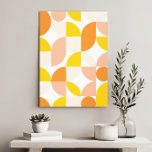 Modern Geometrisk Abstrakt - minimalistisk Elegant Canvastryck<br><div class="desc">Släpp loss Mid Century Modern från tidslös tid med den här bauhaus-inspirerade abstrakta designen. Dold geometrisk form dansar harmoniskt och skapar en visuell symfoni som överskrider tidsåldern. Öka ditt utrymme med en liten nyans!</div>