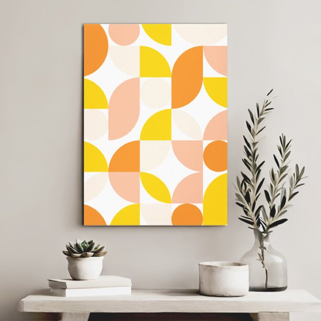 Modern Geometrisk Abstrakt - minimalistisk Elegant Canvastryck (Skapare uppladdad)