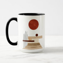 Modern geometrisk Abstrakt