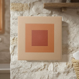 Modern geometrisk abstrakt Pat#6 varma färger ID11 Kakelplatta