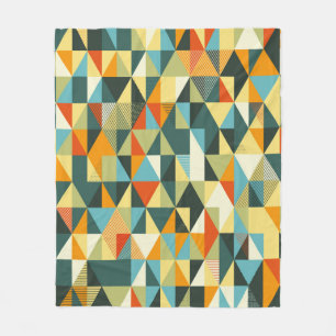 Modern geometrisk bakgrund. ABSTRAKT i MÖNSTER Fleecefilt