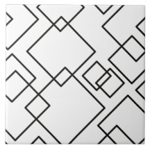 Modern geometrisk chic för svart och vitt trendig