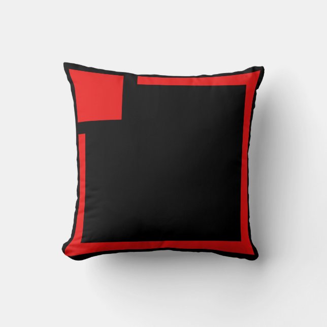 Modern geometrisk design kudde (Framsida)