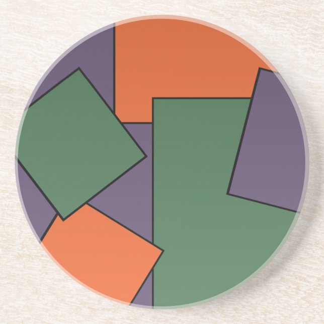 Modern geometrisk design Underlägg (Framsidan)