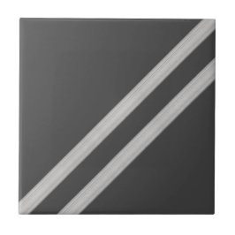 Modern geometrisk diagonal antracit kakelplatta