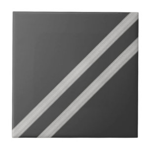 Modern geometrisk diagonal antracit kakelplatta