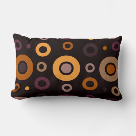 Modern geometrisk fallenhet i mitten av århundrade lumbarkudde