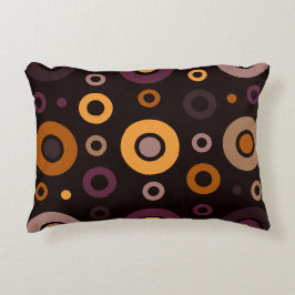 Modern geometrisk fallenhet i mitten av århundrade prydnadskudde