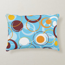 Modern geometrisk färgcirkel Shape Mönster Prydnadskudde