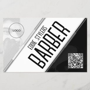 Modern geometrisk fetstil flygblad