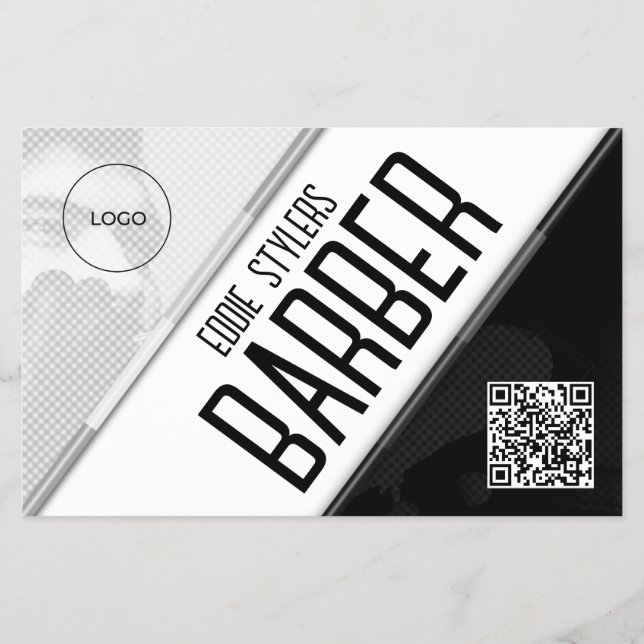 Modern geometrisk fetstil flygblad (Framsidan)