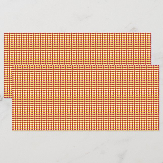 Modern geometrisk födelsedagsmönster (Fram/baksida)