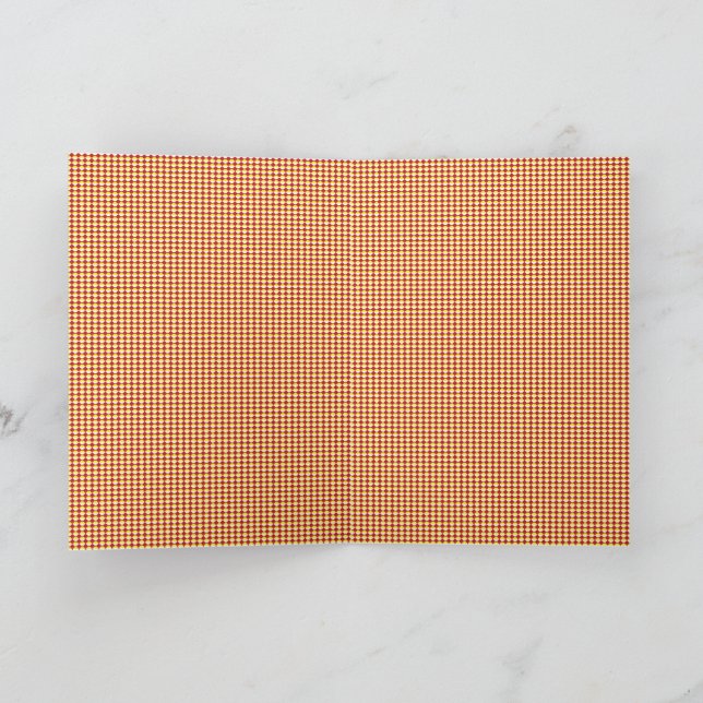 Modern geometrisk födelsedagsmönster tack kort (Inuti)