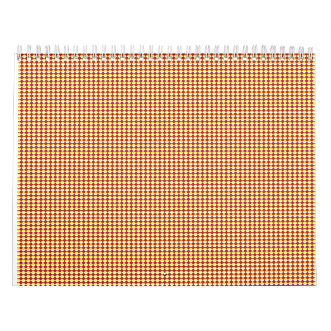 Modern geometrisk företagsmönster kalender (Omslag)