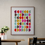 Modern geometrisk form Art i jordens höst Poster<br><div class="desc">Modern geometrisk form Art i Jordens höst Poster</div>