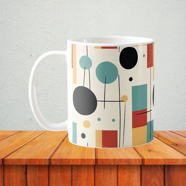 Modern geometrisk form kaffemugg (Skapare uppladdad)