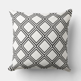 Modern geometrisk fyrkantig trädgård uteplats deko kudde