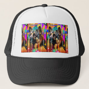 Modern Geometrisk Hund Keps