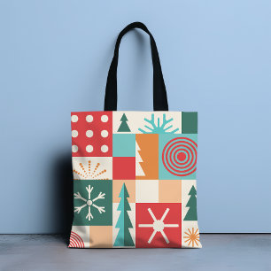 Modern geometrisk julfesttid - Helgdagar Tygkasse