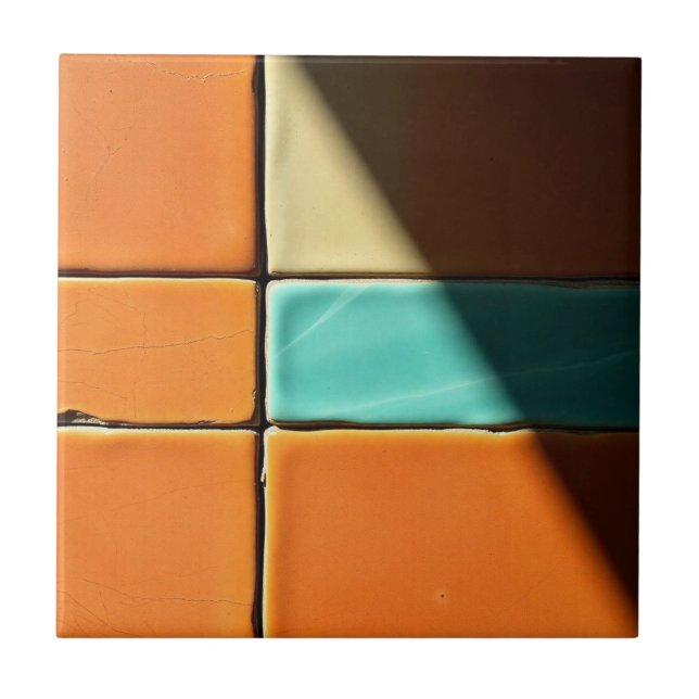 Modern geometrisk kakel Mönsterdesign (Framsidan)
