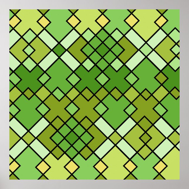 modern geometrisk konst i abstrakten poster (Framsidan)