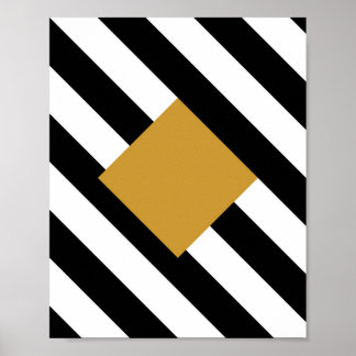 Modern geometrisk konst poster