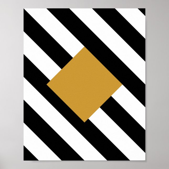 Modern geometrisk konst poster (Framsidan)