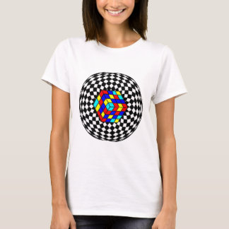 "Modern geometrisk konst T-shirt – Abstrakt mönste