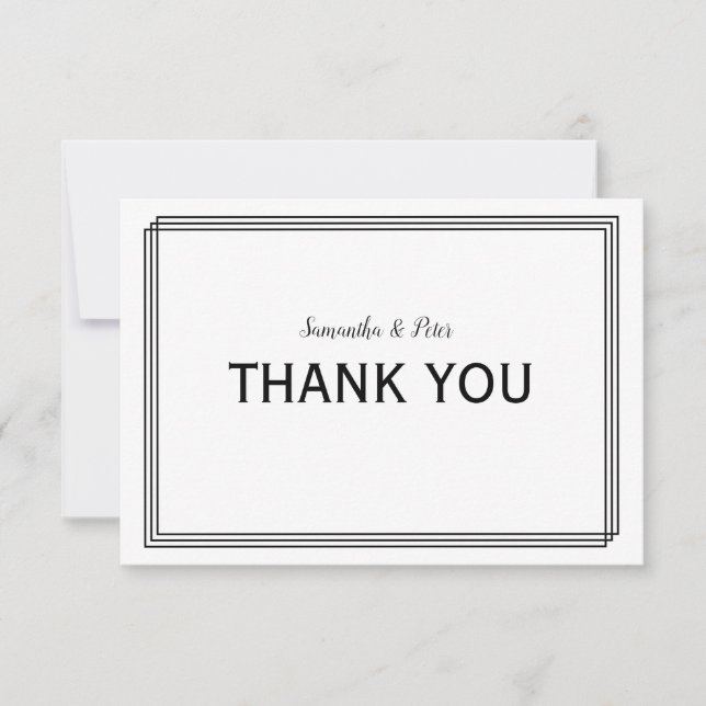 Modern geometrisk Linjer - 3x5-Tack - platt (Framsida)