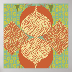 Modern geometrisk medelårhundradets poster