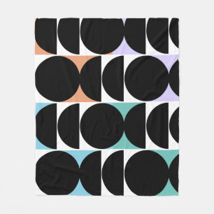 Modern geometrisk mitten av seklet fleecefilt