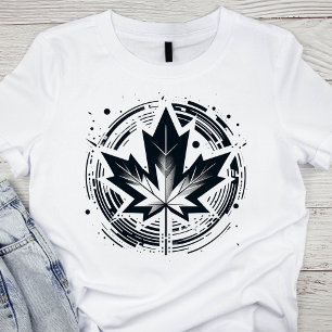 Modern geometrisk modell Löv T Shirt