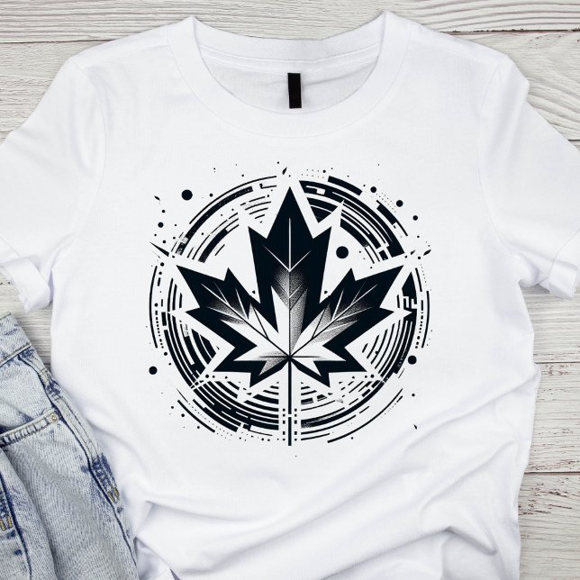 Modern geometrisk modell Löv T Shirt (Skapare uppladdad)