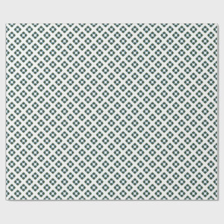 Modern geometrisk Mönster i naturinspirerat Färg Presentpapper
