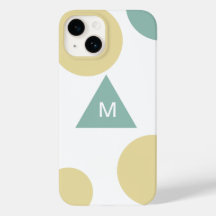Modern geometrisk mönsterdekorerad monogram