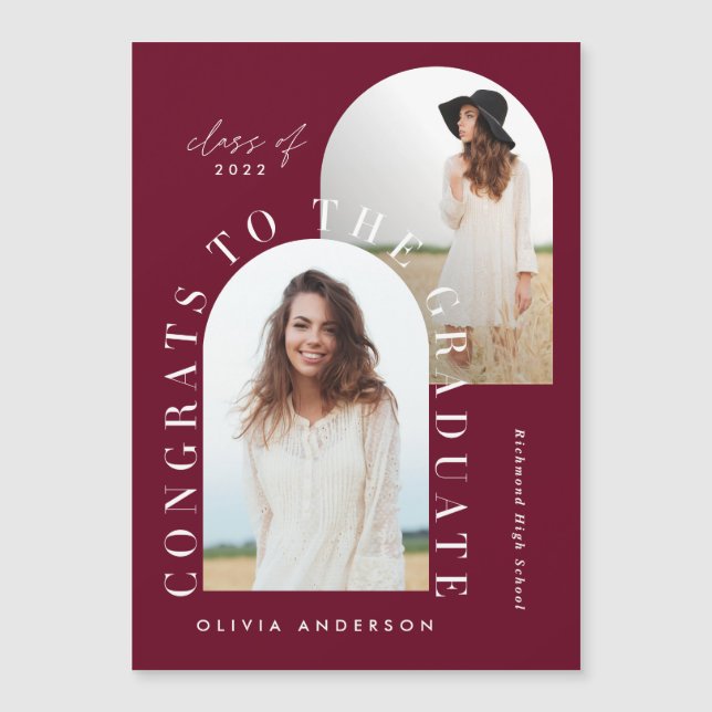 Modern geometrisk multifotomarch studenten (Framsida)