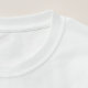 Modern geometrisk natur bergen Äventyr T Shirt (Detalj hals (i vitt))