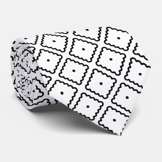 Modern geometrisk övergång slips (Rullad)